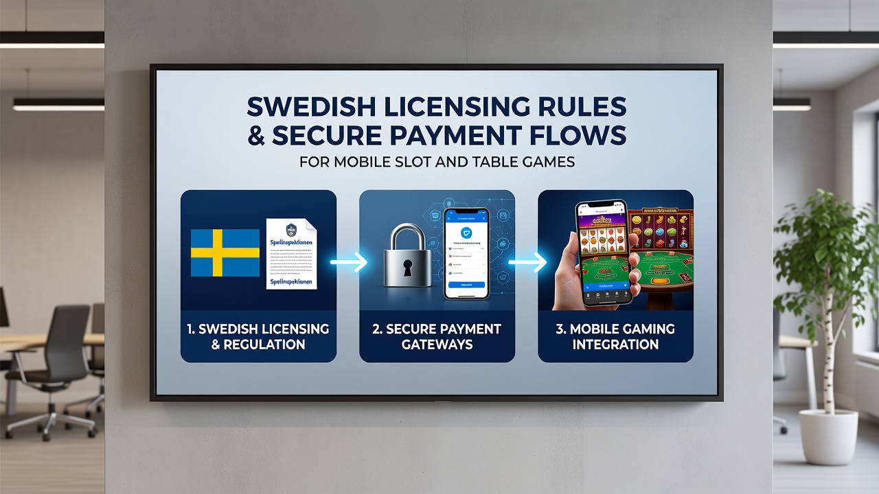 Mobile casino payment processing under Swedish licensing standards